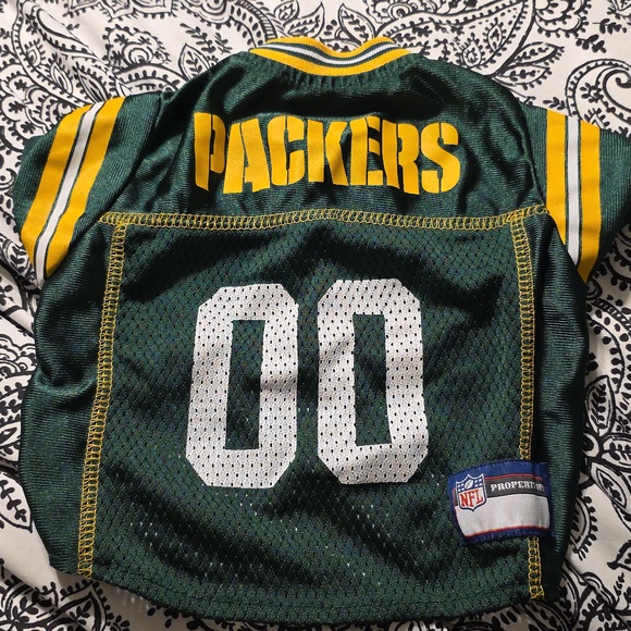 Dog Shirt Green Bay Packers Size Small/Medium 10x10.5" - Picture 2 of 3